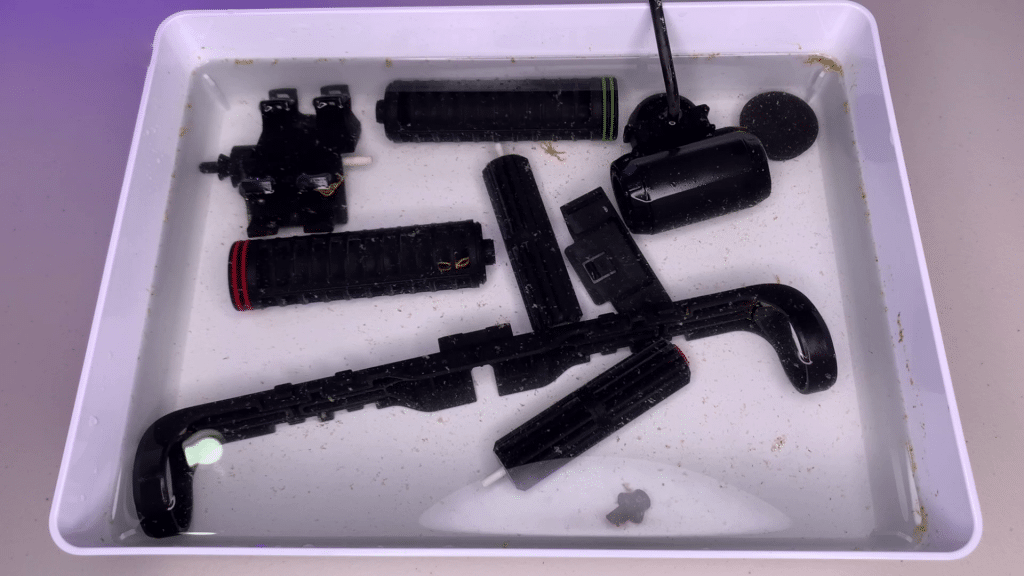 Soak all the parts