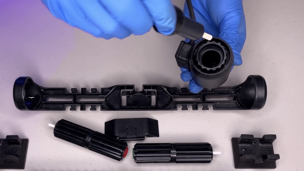 Re-insert the rotor shaft