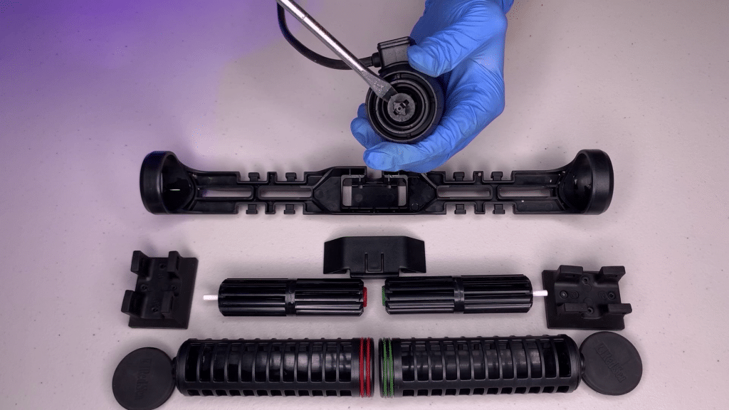 use a flathead screwdriver