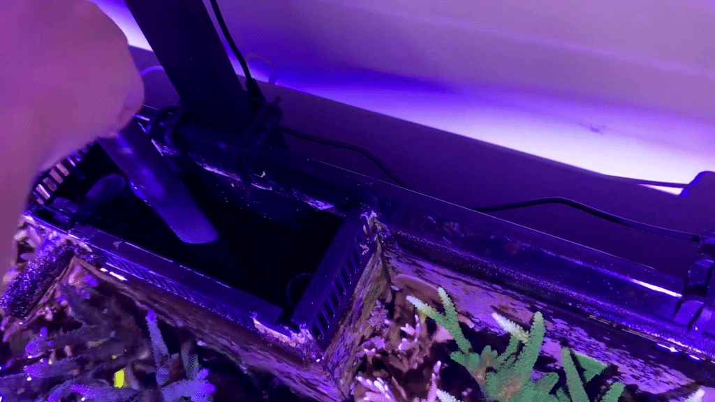 Install the two downflow pipes